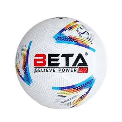 تصویر  توپ فوتبال لاستیکی بتا سایز 4 طرح جام جهانی 2022