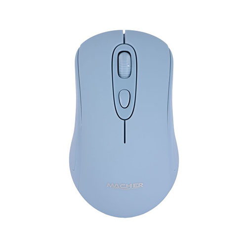 تصویر  ماوس بی سیم مچر مدل MR-251 طوسی آبی