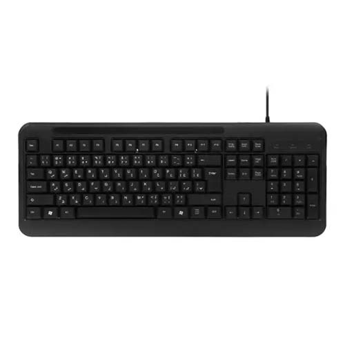 تصویر  کیبورد باسیم شوش مدل SH63-پک ناسالم