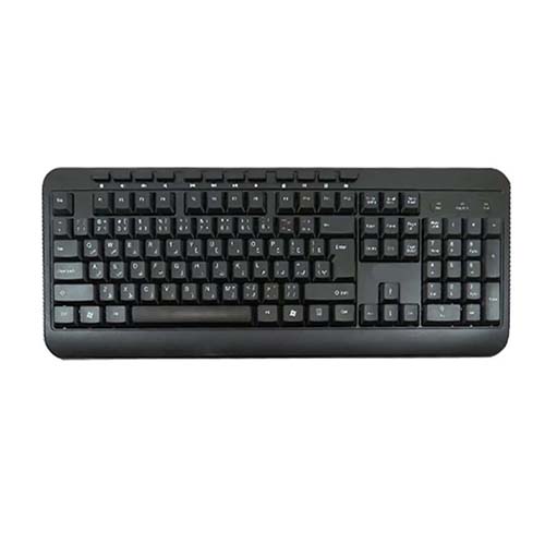 تصویر  کیبورد بی سیم شوش مدل SH63W-پک ناسالم