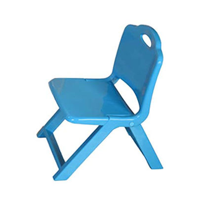 تصویر  صندلی تاشو کودک آبی رنگ جوان