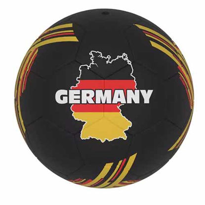 تصویر  توپ فوتبال لاستیکی سایز 4 طرح آلمان