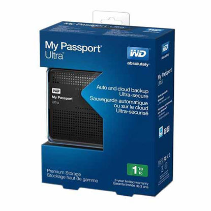 تصویر  باکس هارد 2.5 اینچی USB 3.0 وسترن دیجیتال مدل My Passport وارداتی