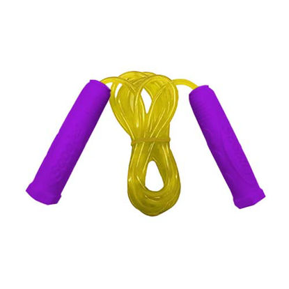تصویر  طناب ورزشی مدل A-08 بنفش زرد