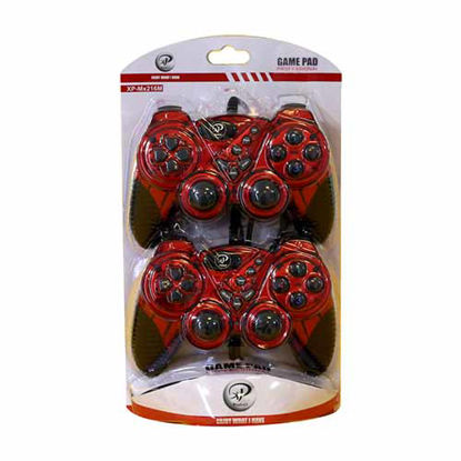 تصویر  دسته بازی شوکدار دو عددی ایکس پی پروداکت مدل MX216 قرمز