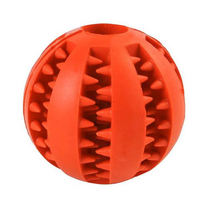 تصویر  اسباب بازی سگ و گربه بایو موزارا مدل توپ تشویقی نارنجی