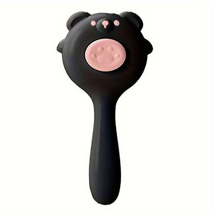 تصویر  برس مو سگ و گربه تخلیه دار بایو موزارا کد 1003 مشکی