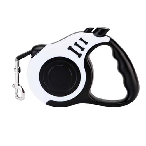 تصویر  بند قلاده سگ و گربه طول 3 متری سفید