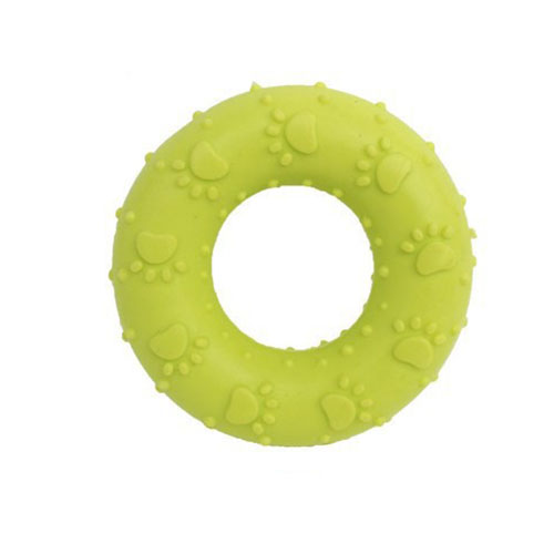 تصویر  اسباب بازی سگ و گربه بایو موزارا مدل حلقه و توپ سبز