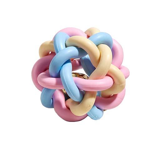 تصویر  اسباب بازی سگ و گربه بایو موزارا مدل حلقه و توپ آبی