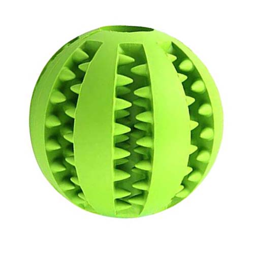 تصویر  اسباب بازی سگ و گربه بایو موزارا مدل توپ تشویقی سبز