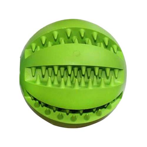 تصویر  اسباب بازی سگ و گربه بایو موزارا مدل توپ تشویقی سبز