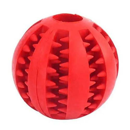 تصویر  اسباب بازی سگ و گربه بایو موزارا مدل توپ تشویقی قرمز
