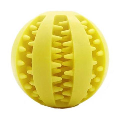 تصویر  اسباب بازی سگ و گربه بایو موزارا مدل توپ تشویقی زرد