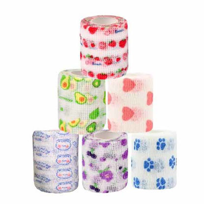 تصویر  باند خود چسب دست و پای گربه و سگ 10 سانتی متر