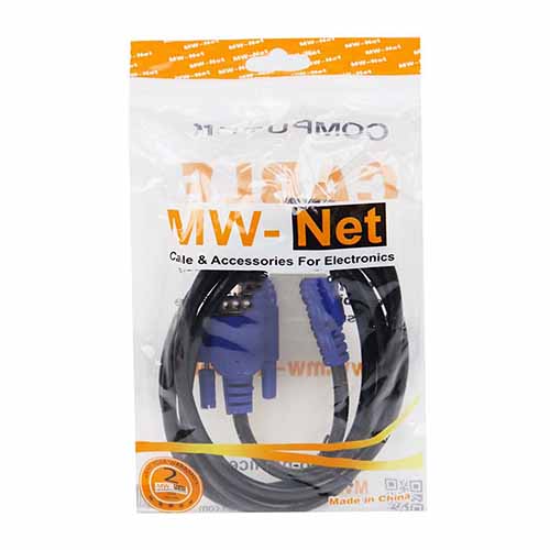 تصویر  کابل VGA ام دبلیو نت طول 1.5 متر