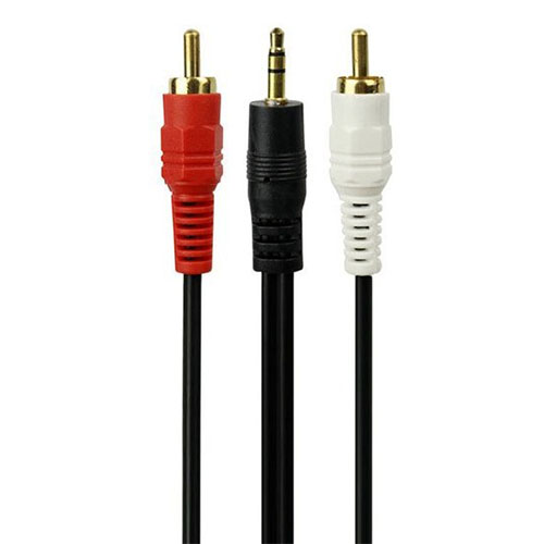 تصویر  کابل صدا 1 به 2 ام دبلیو نت طول 1.5 متر