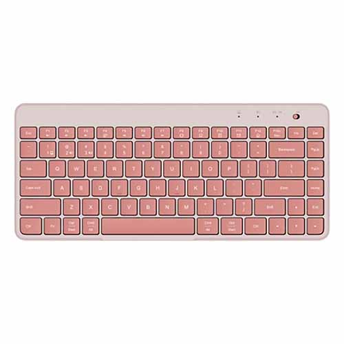 تصویر  کیبورد بی سیم دو حالته شیائومی مدل XMBXJP01YM صورتی