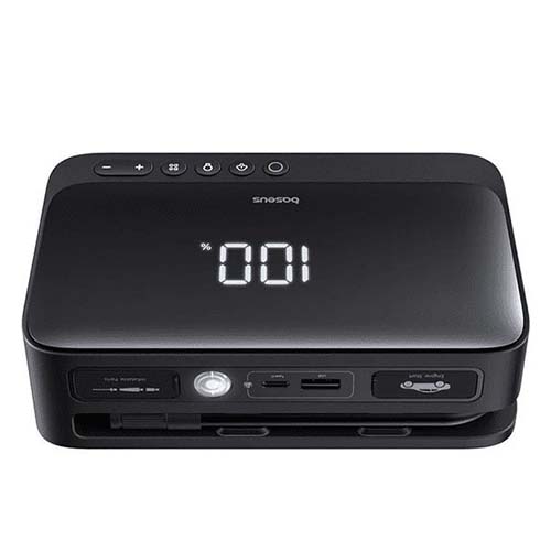 تصویر  پاوربانک و جامپ استارتر خودرو چند کاره بیسوس مدل BS-CH013