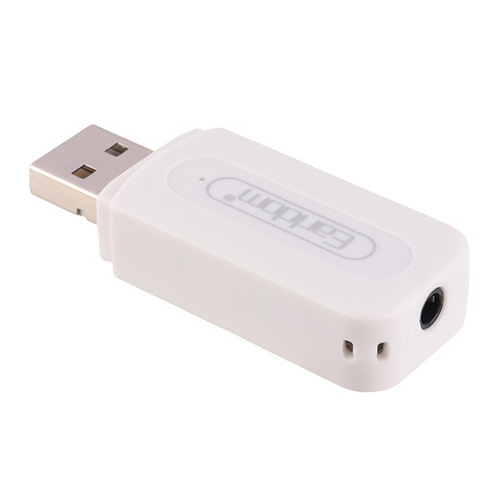 تصویر  گیرنده بلوتوث موزیک ارلدام مدل ET-M22 سفید