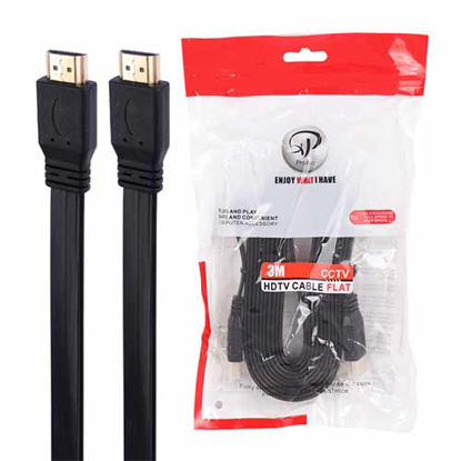 تصویر  کابل HDMI ایکس-پی پروداکت مدل Flat طول 3 متر