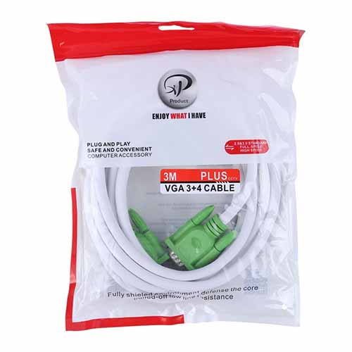 تصویر  کابل VGA 3+4 ایکس-پی پروداکت طول 3 متر