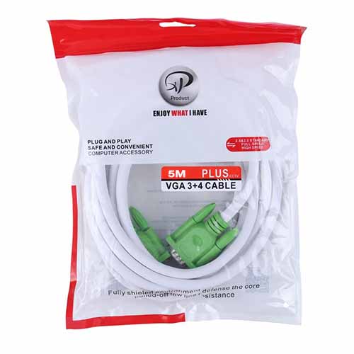 تصویر  کابل VGA 3+4 ایکس-پی پروداکت طول 5 متر