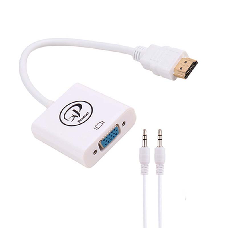تصویر  مبدل HDMI به VGA ایکس-پی پروداکت مدل XP-T886 به همراه کابل صدا