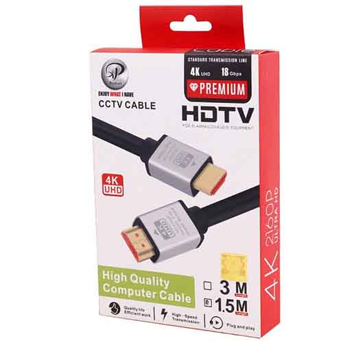 تصویر  کابل HDMI ایکس-پی پروداکت 4K طول 3 متر