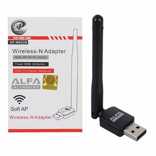 تصویر  کارت شبکه USB بی سیم آنتن کوتاه ایکس-پی پروداکت مدل XP-W923
