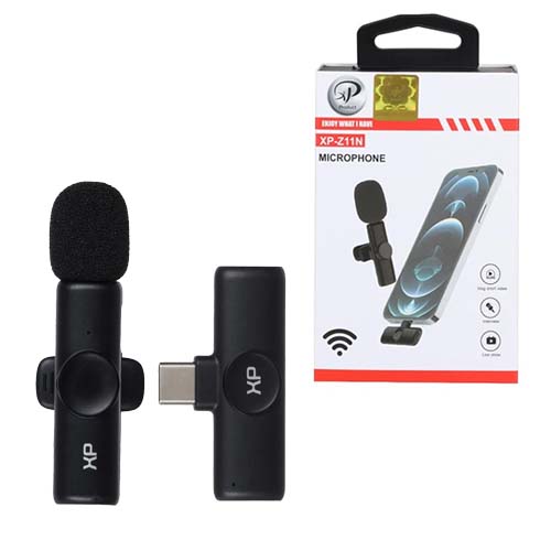 تصویر  میکروفون یقه ای بی سیم USB-C ایکس-پی پروداکت مدل XP-Z11N