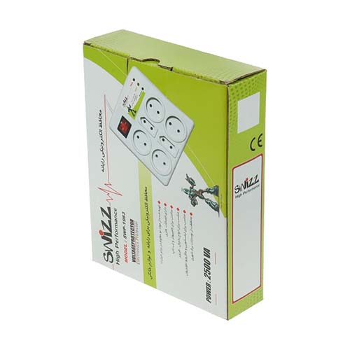 تصویر  محافظ برق 6 خانه سویز مدل SWP-1983 طول 2.5 متر