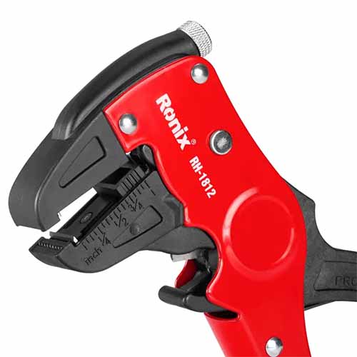 تصویر  انبر سیم لخت کن کلاغی رونیکس مدل 1812