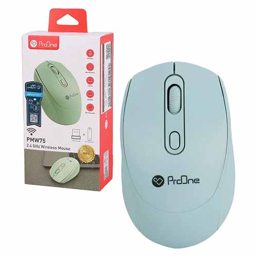 تصویر  ماوس بی سیم پرووان مدل PMW75 آبی