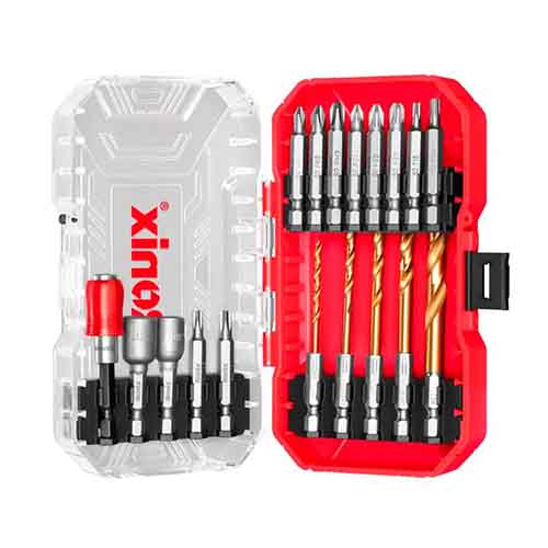 تصویر  ست مته و سری پیچ گوشتی رونیکس مدل 5453 مجموعه 18 عددی