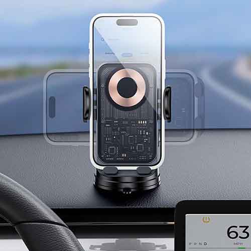 تصویر  پایه نگهدارنده و شارژر بی سیم یسیدو مدل C307