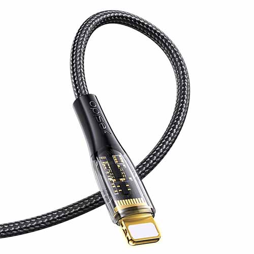 تصویر  کابل USB به لایتنینگ یسیدو مدل CA104