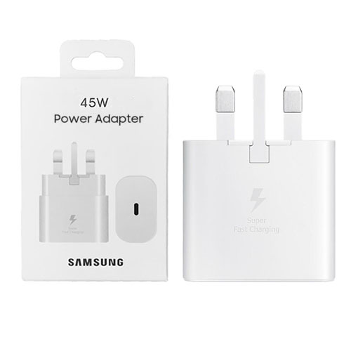 تصویر  آداپتور 45 وات سامسونگ مدل EP-T4510 رنگ سفید