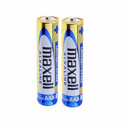 تصویر  باتری نیم قلم مکسل مدل آلکالاین بسته 2 عددی