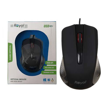 تصویر  ماوس با سیم رویال مدل R-M257