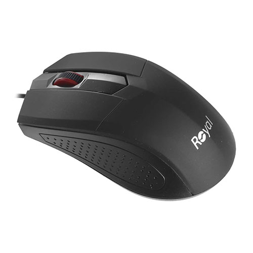 تصویر  ماوس با سیم رویال مدل 262 رنگ مشکی