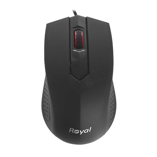 تصویر  ماوس با سیم رویال مدل 262 رنگ مشکی