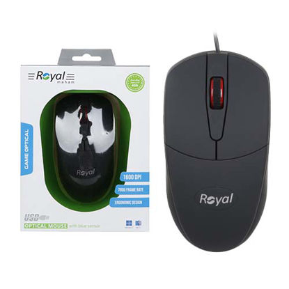 تصویر  ماوس با سیم رویال مدل M205