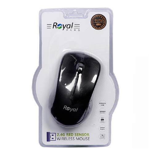 تصویر  ماوس بی سیم رویال مدل MW-269  مشکی