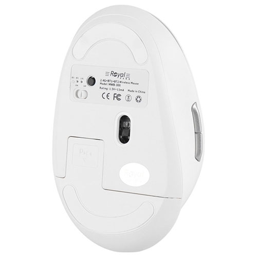 تصویر  ماوس بی سیم رویال مدل MWB-300 سفید