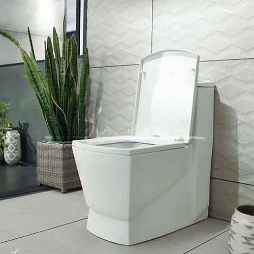 تصویر  توالت فرنگی مروارید مدل مگا درجه دو