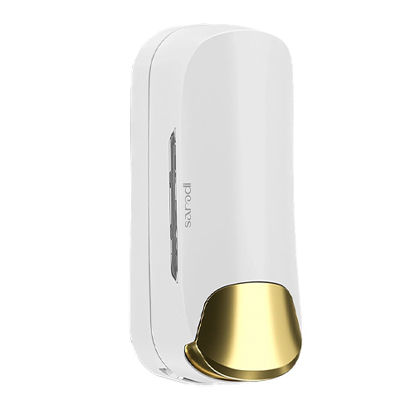 تصویر  پمپ مایع دستشویی سارودی (ایمن آب) مدل ایما سفید طلایی