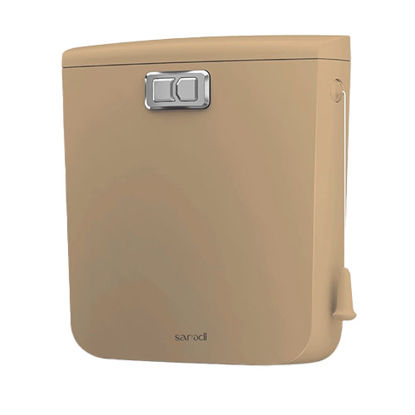 تصویر  فلاش تانک سارودی (ایمن آب) مدل کاسپین طلایی کروم