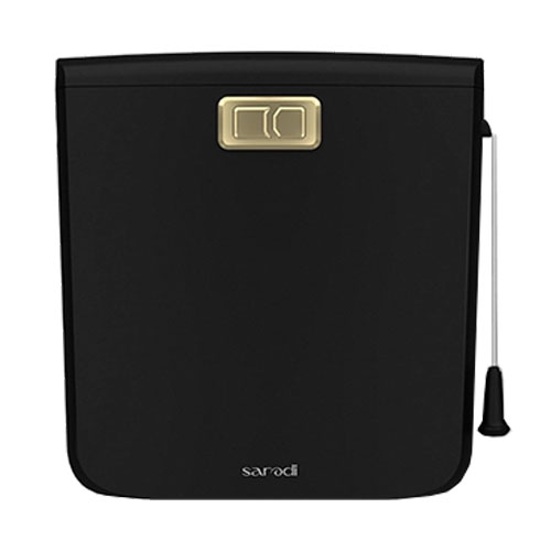 تصویر  فلاش تانک سارودی (ایمن آب) مدل کاسپین مشکی طلایی