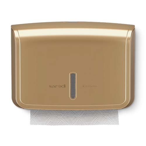 تصویر  جا دستمال کاغذی سارودی (ایمن آب) مدل ورونا طلایی